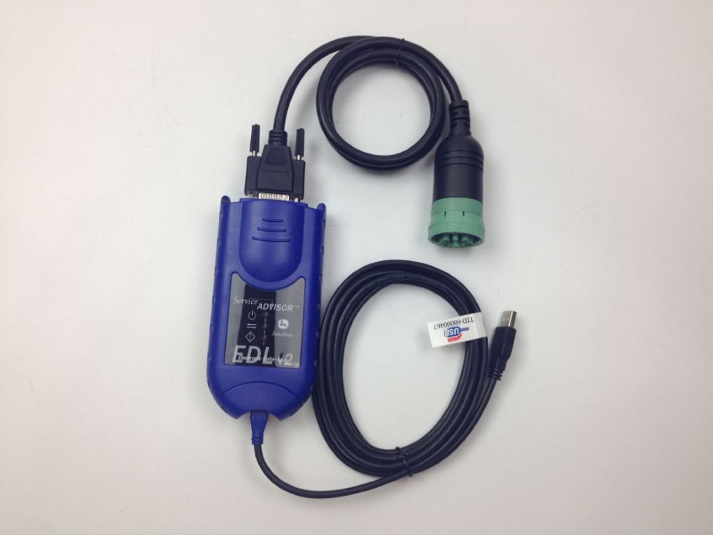 
                  
                    OEM John Deere Diagnostic Kit EDL V2 (Electronic Data Link v2) Diagnostische adapter - Inclusief serviceadviseur 5.2 Software 2019
                  
                
