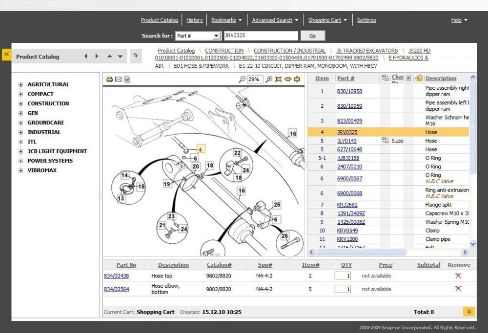 
                  
                    JCB todos los modelos de piezas manuales de software EPC 2013 - JCB Service Parts Pro 2013 1.17v DVD - 2 de licencia incluido!
                  
                