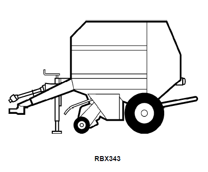 Zaak IH RBX343 Square Baler Officiële Workshop Service Reparatie Manual