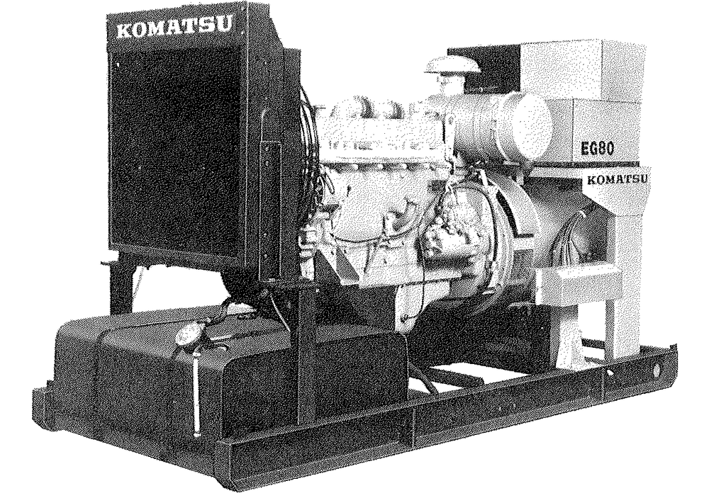 Komatsu EG Series 1 EG80(S)-1 EG100(S)-1 EG100(S)-2 EG125(S)-1 Engine Generator Official Service Manual