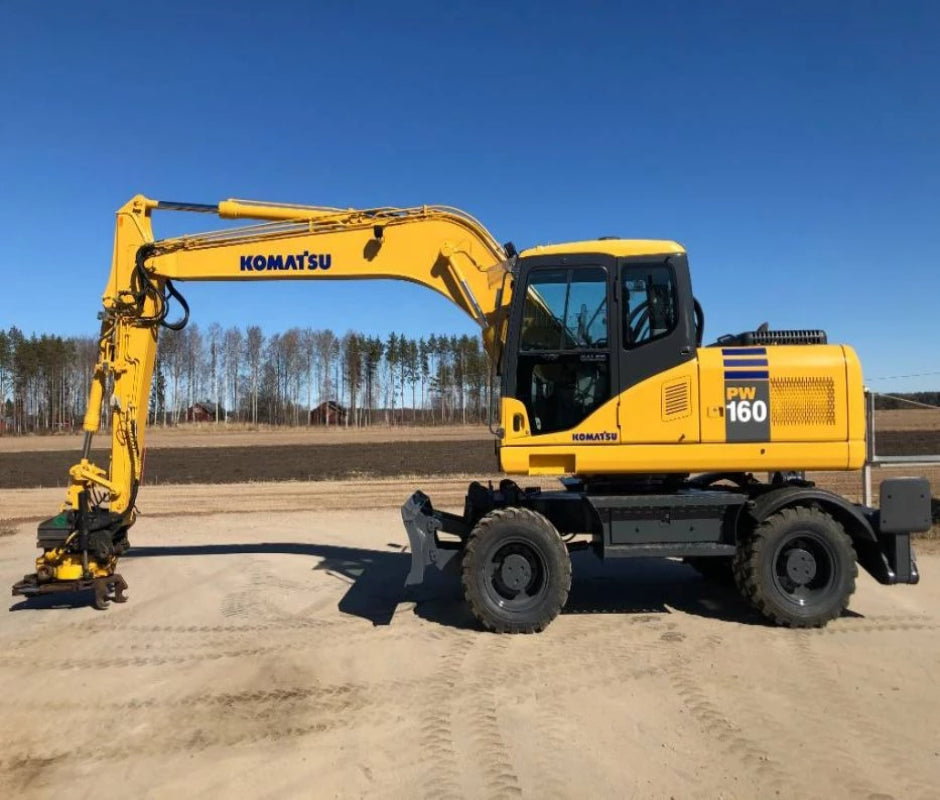 Komatsu PW160-7H Räder Bagger Offizielle Workshop-Service-Reparaturhandbuch