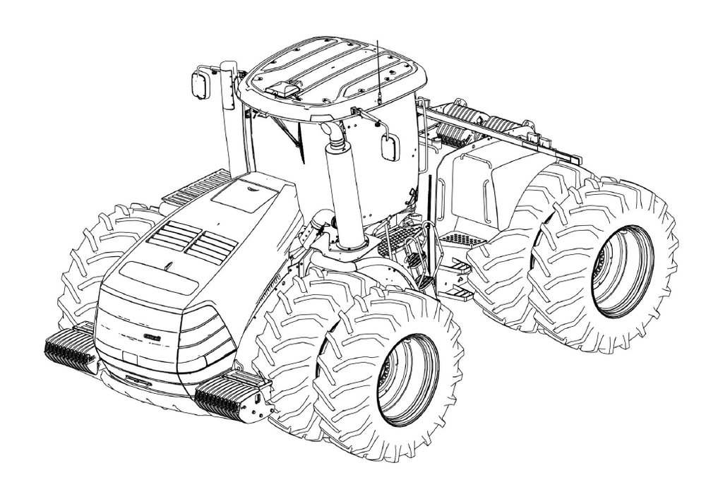 Caso IH Steiger 400 450 500 550 600 Tier 2 Manual del operador del tractor PN 84562210