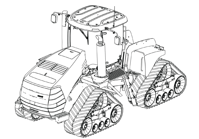 Case IH Quadtrac 450 500 550 600 Tier 2 Manual del operador del tractor PN 84562210