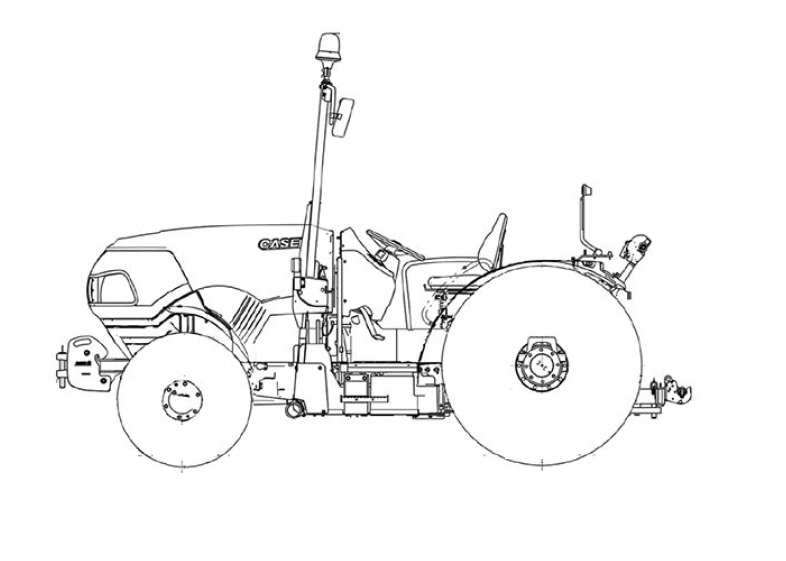 Caso IH Quantum 80V 90V 100V 110V Manual del operador del tractor PN 51602304