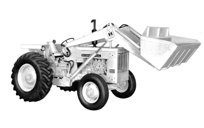 Fall IH International 3444 Lader -Traktor -offizielles Bedienerhandbuch
