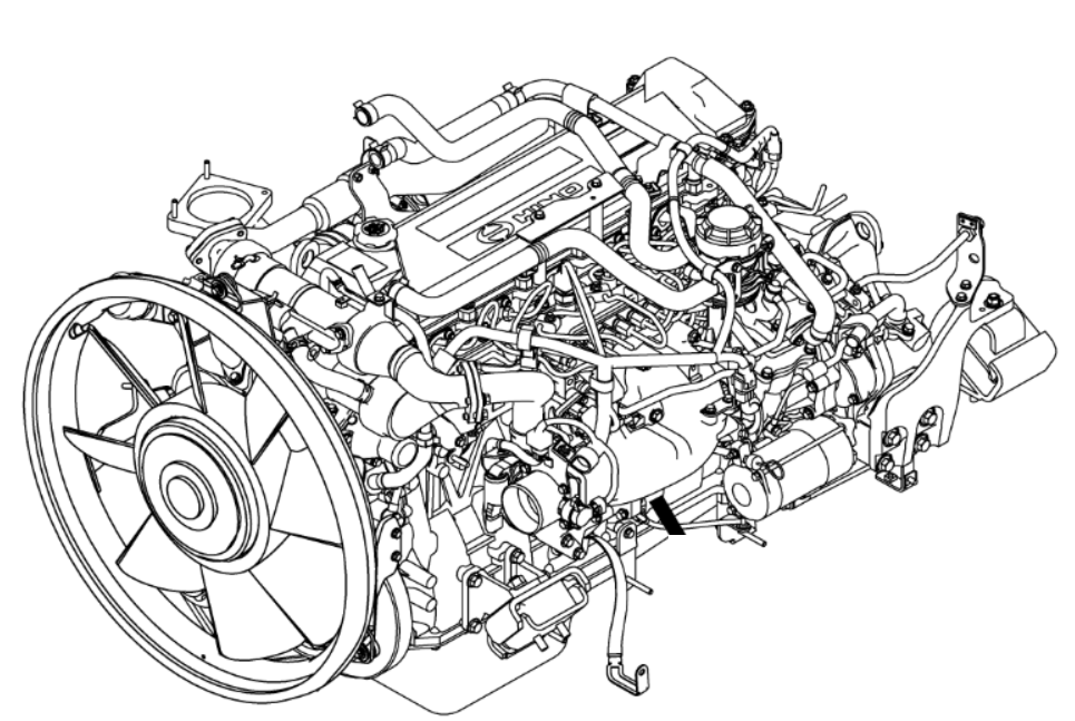 HINO J08E-TV J08E-TW Motor offiziellen Workshop-Service-Reparaturhandbuch