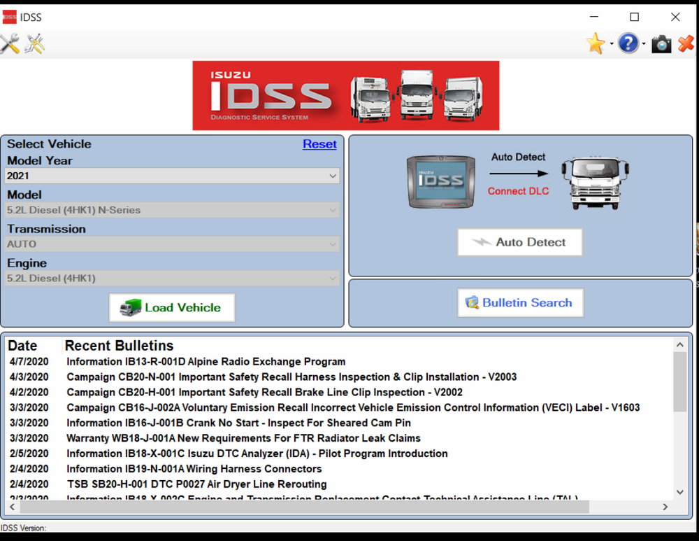 ISUZU IDSS Nouveau service de diagnostic-System-plein et dernier logiciel de diagnostic 2022