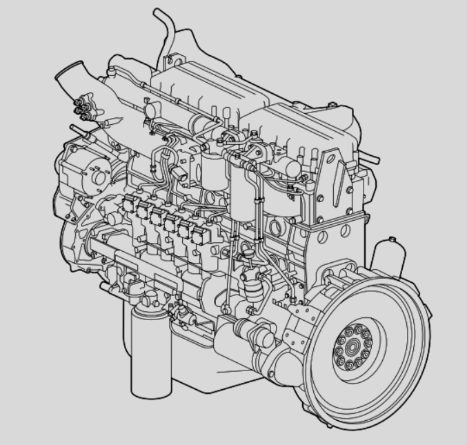 Daf 85CF CF85 95XF XF95 Manual del componente oficial del motor XE