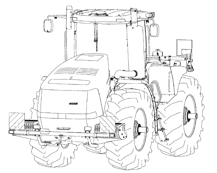 Caso IH Steiger 350 400 450 500 550 600 Manual del operador del tractor PN 84295156