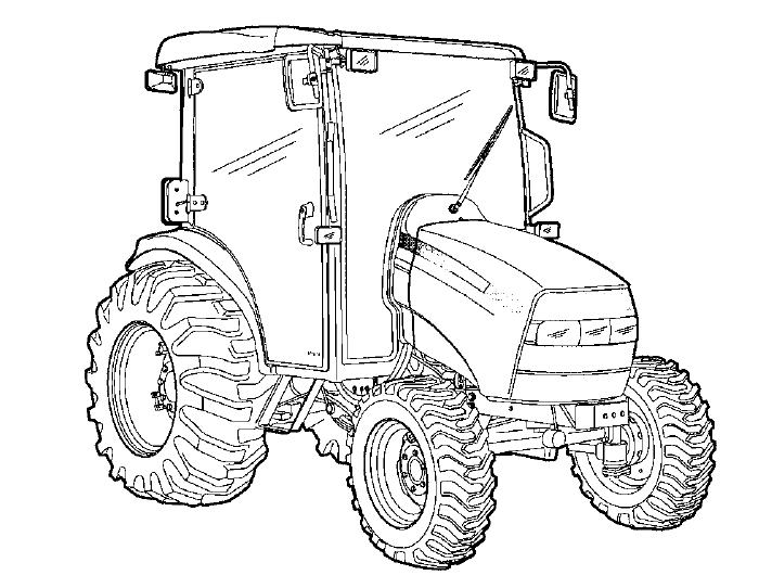 Caso IH DX40 tractores DX45 con manual del operador de cabina PN 87370195
