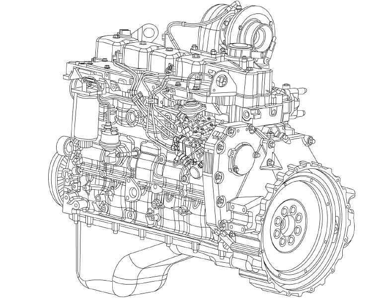 Cas CNH NEF Four Cylindre Mécanique Tier 2 & Stage II Moteur OFFICIEL MANUEL DE RÉPARATION DE SERVICE ATTRI-OFFICIEL