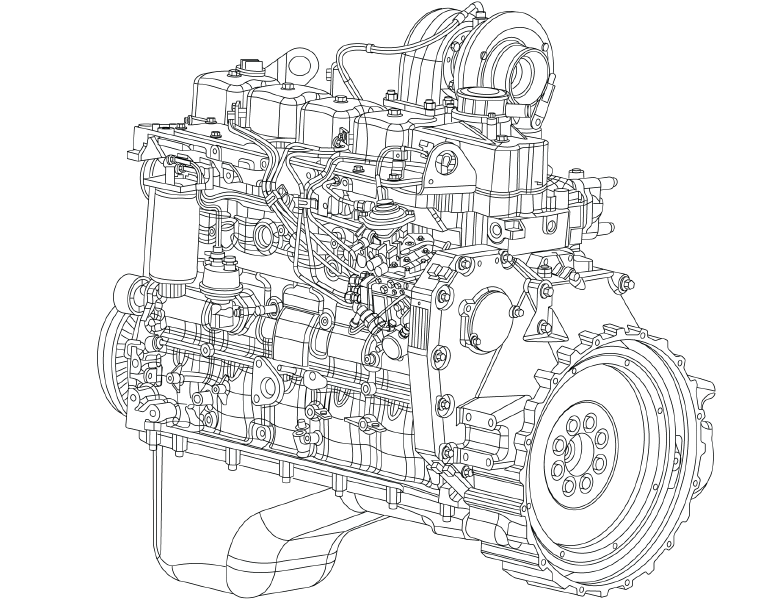 Fall CNH NEF Vier Zylinder Mechanical Tier 2 & Stufe II Motor Offizielle Workshop Service Reparaturhandbuch