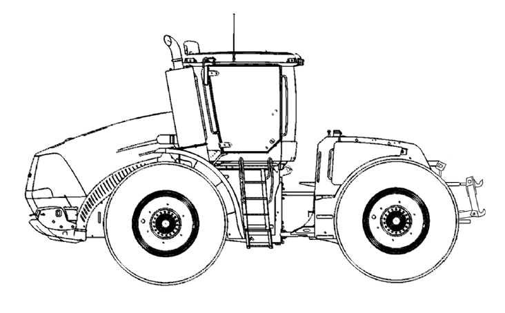 Case IH Quadtrac 450 500 550 600 Tier 2 Manual del operador del tractor de Australia PN 84298966