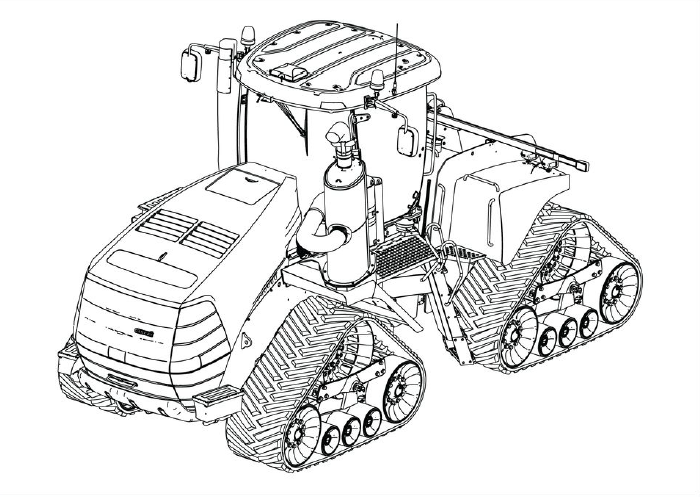 Caso IH Quadtrac 470 500 540 580 620 Tier 4B (final) Manual del operador del tractor PN 84562220