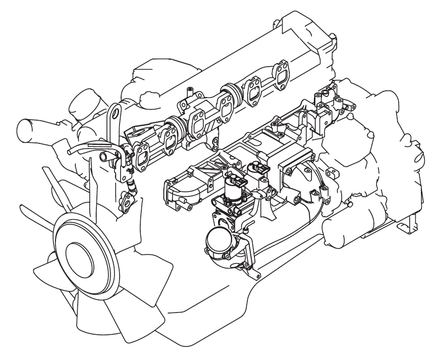 Hino J08C-TI Motor Officiële werkplaats Reparatie handboek
