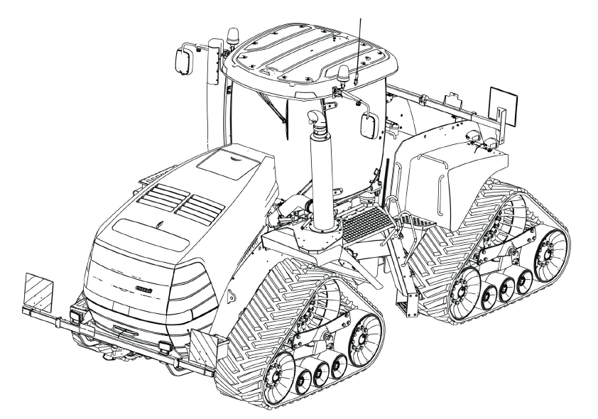 Caso IH Quadtrac 450 500 550 600 Tier 2 Manual del operador del tractor PN 84562211