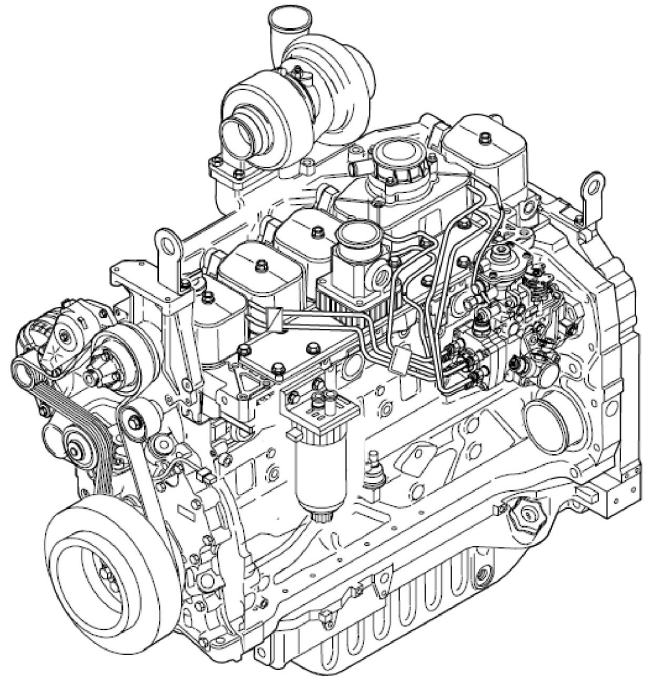 Case F4CE9484 F4CE9684 F4DE9484 NEF Tier 3 Motoren Officiële Workshop Service Reparatiehandleiding
