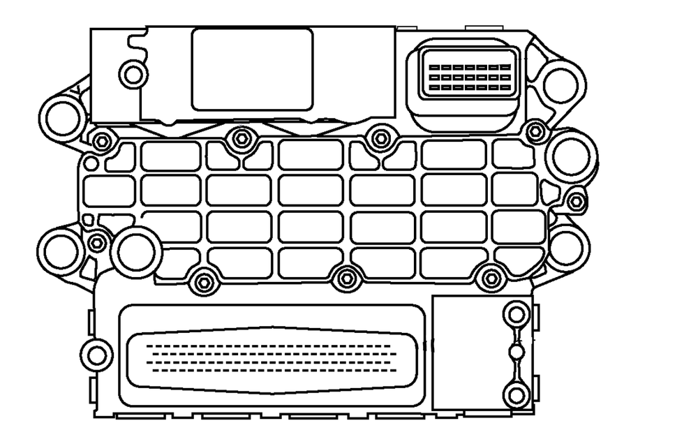 Detroit Diesel EuroIV Export DD15 Motor Control Module (MCM) Engine Harmess Official Wiring Schematic