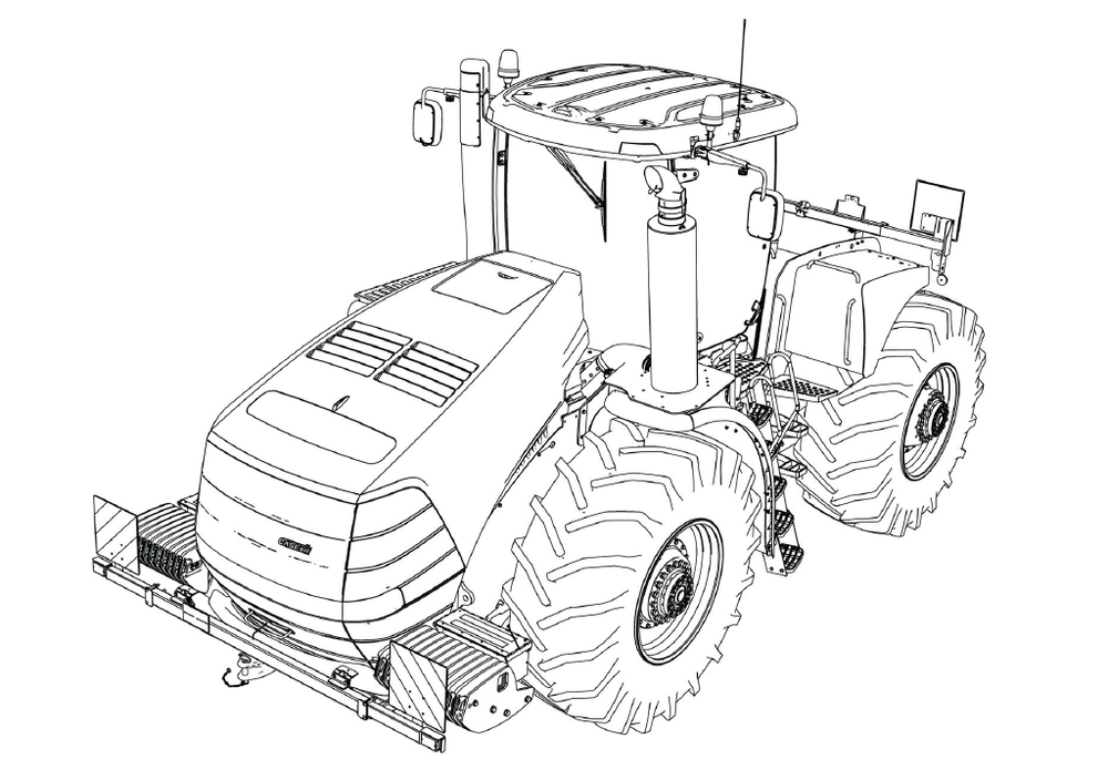 Caso IH Steiger 400 450 500 550 600 Tier 2 Manual del operador del tractor PN 84562211
