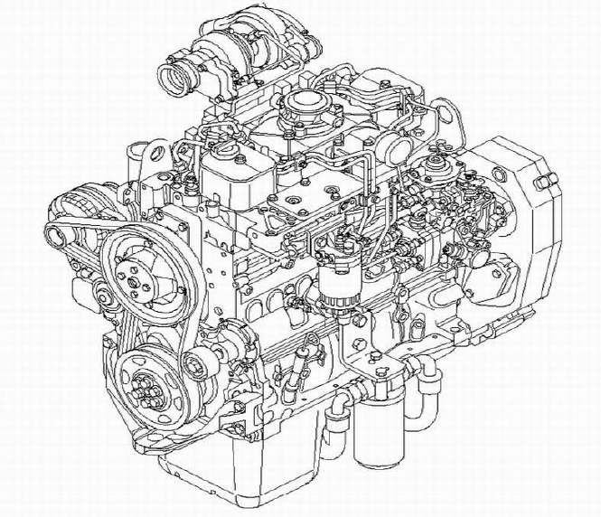 Case 445/M2 445T/M2 668T/M2 Motoren Officiële workshopservice Reparatiehandleiding
