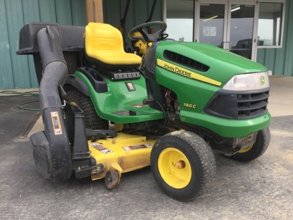 John Deere 102 115 125 135 145 155c 190C Lawn & Garden Tractor Officiële Workshop Service Reparatie Technische handleiding
