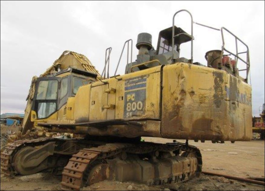 KOMATSU PC800-6 PC800SE-6 Excavadora hidráulica Manual de instrucciones de montaje de campo