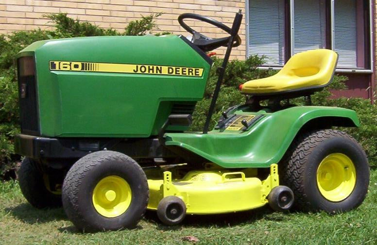 Manual de servicios técnicos oficiales para tractores de césped John Deere 130, 160, 165, 175, 180 y 185