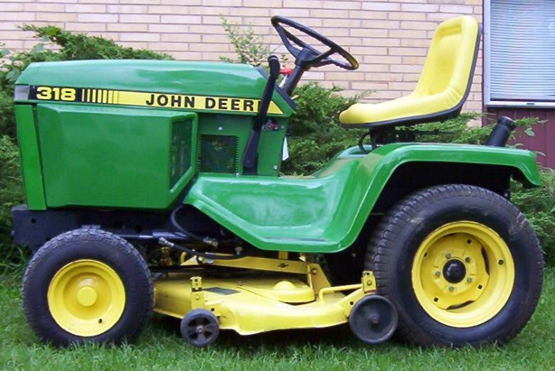 John Deere 300 Serie 316 318 und 420 Rasen- und Garten-Traktoren Technical Service Manual