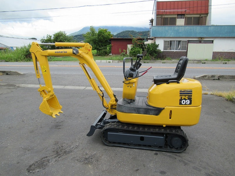 Komatsu pc09 - 1 manuel technique officiel d'entretien des petits excavateurs