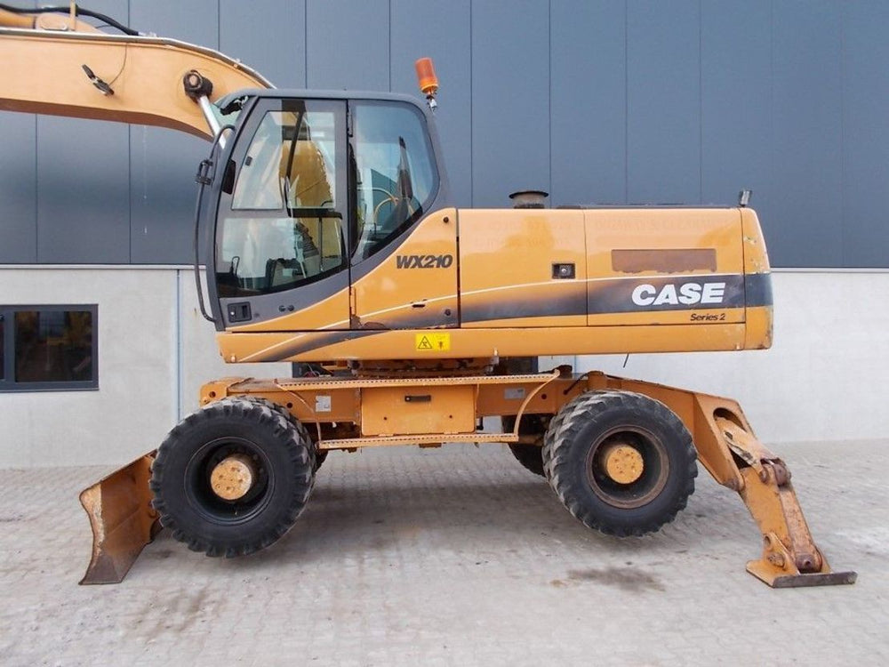 Case WX210 WX240 Tier 3 Wheeled Excavator، دليل إصلاح خدمة ورشة العمل الرسمية