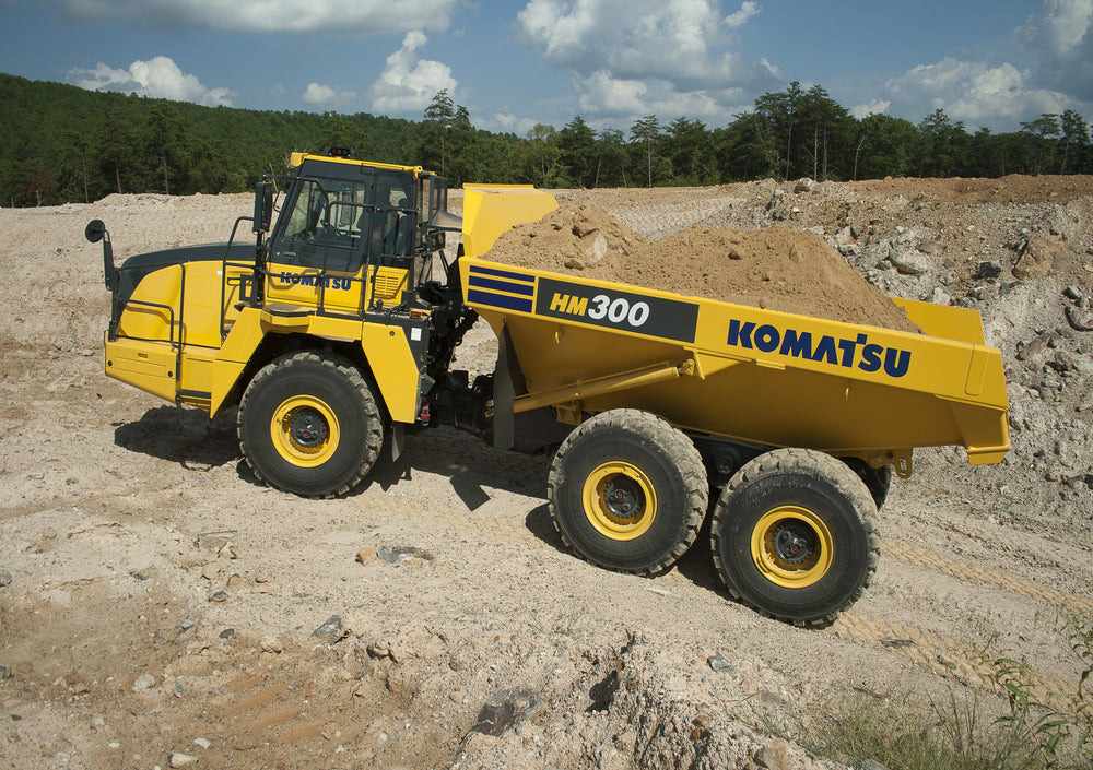 KOMATSU HM300-3 Manual de instrucciones de montaje oficial de camión de basura articulada