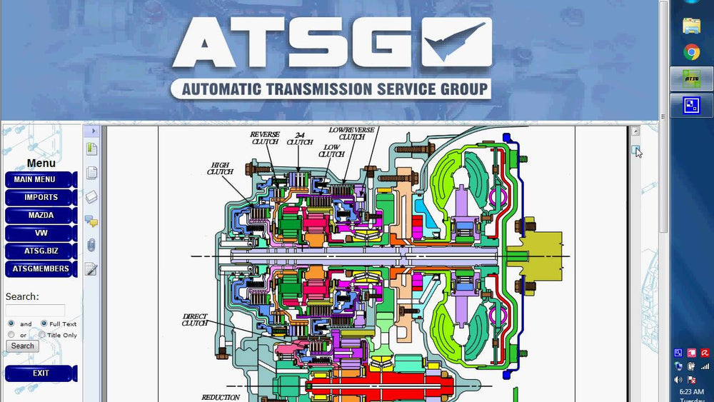 
                  
                    Groupe de services de transmission automatique ATSG 2017 - Tous les bulletins et guides inclus - EPC - Logiciel de diagnostic et de service
                  
                