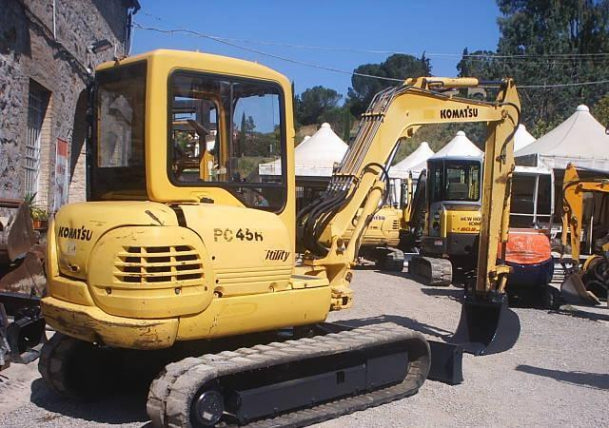 Komatsu PC35R-8 PC45R-8 Mini Excavator Official Workshop Service Repair Technical Manual