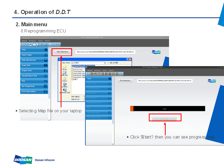 
                  
                    Doosan Diagnostic Tool G2 Scan (DCU، ECU) DDT Tier4 (SCR، DPF) 2017 أحدث & النسخة الكاملة
                  
                