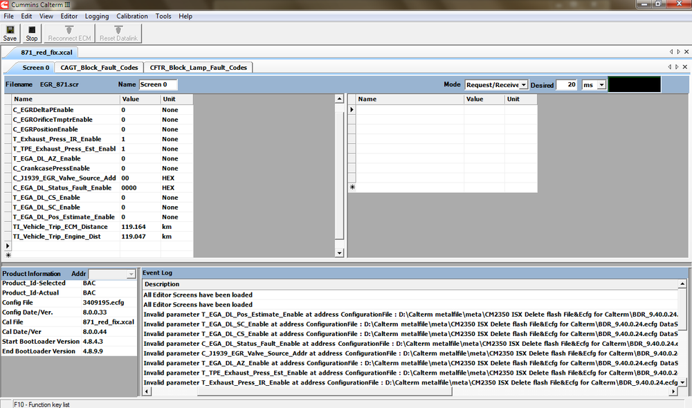 
                      
                        BAC ISX 871 EGR Delete Include Support Videos- Caltterm Flash File
                      
                    