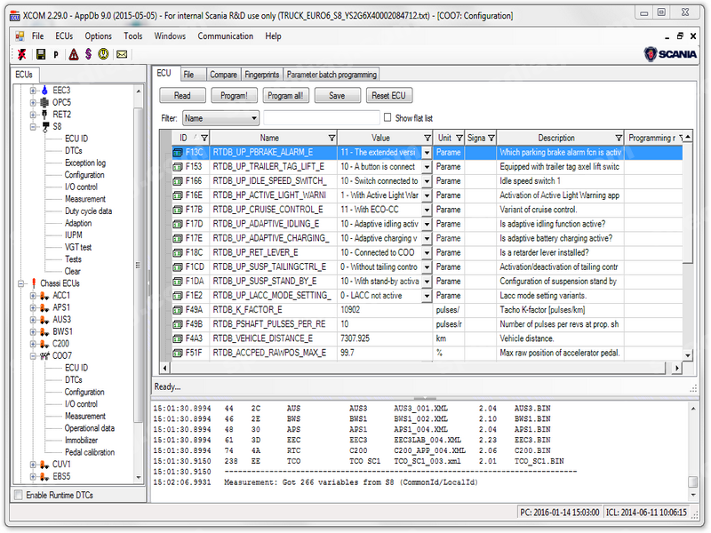 XCOM 2.29 Diagnostics Developer Tool 2016 For SCANIIA - Latest & FULL Level Version !