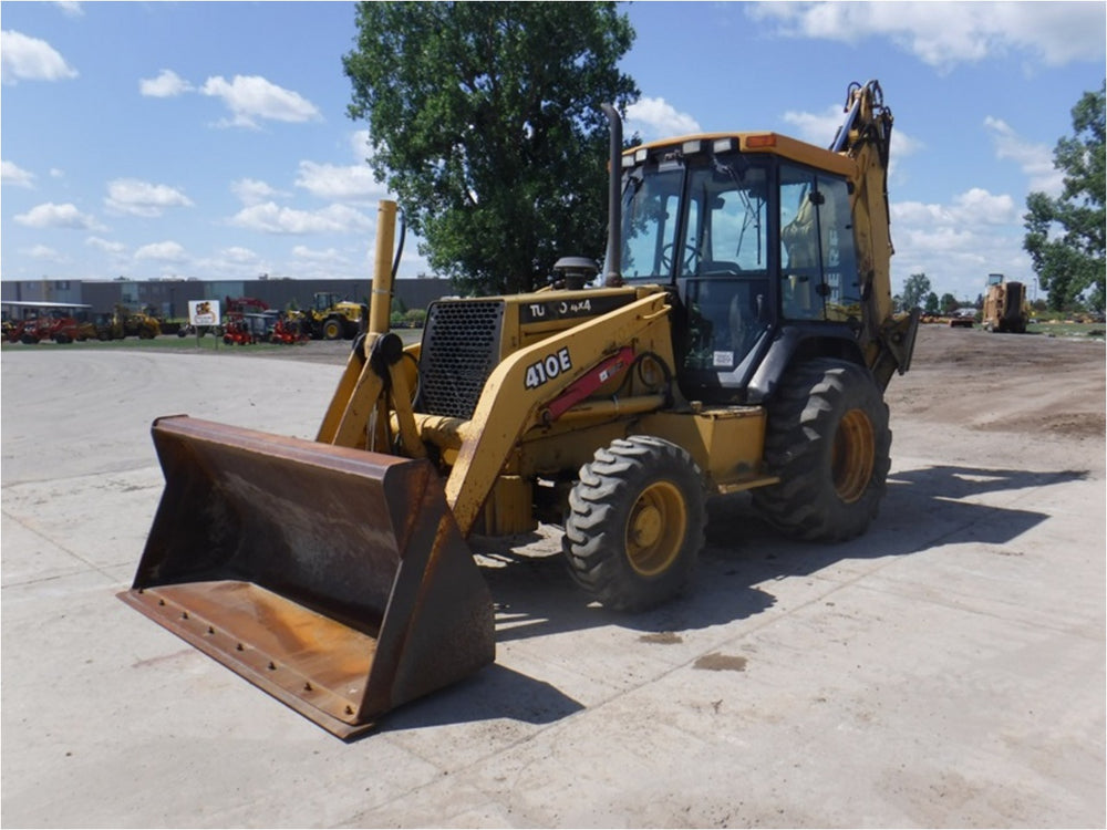 John Deere 410E حفار محمل الرسمي التشغيل الرسمي وخدمة الاختبار دليل TM1610