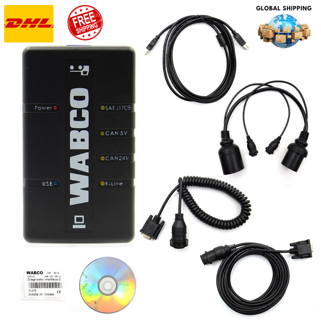 Mercure wabco Diagnostic Kit WDI with tebs - e V5. ¡5 - ABS y software de diagnóstico hpb nuevo 2019!