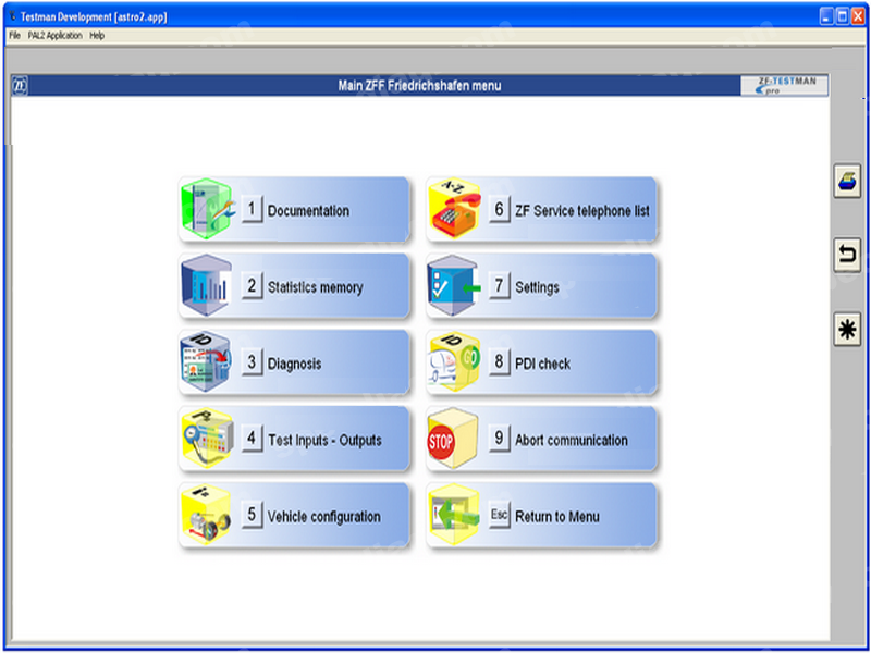 Transmission ZF - Kit de diagnostic authentique (DPA06) - avec le dernier ZF-Testman Pro Development 10.5 [2022]