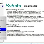 KUBOTA \ TAKEUCHI Diagmaster Diagnostic Software 2024