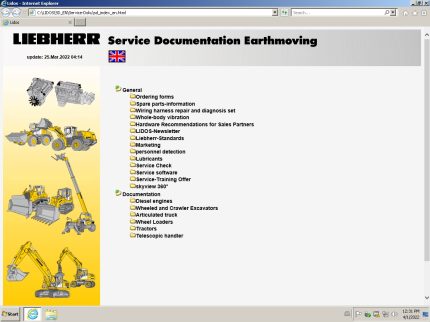 Liebherr Lidos Parts Catalog & Service Manuals LBH LFR LHB LWT – ENGLISH 2024
