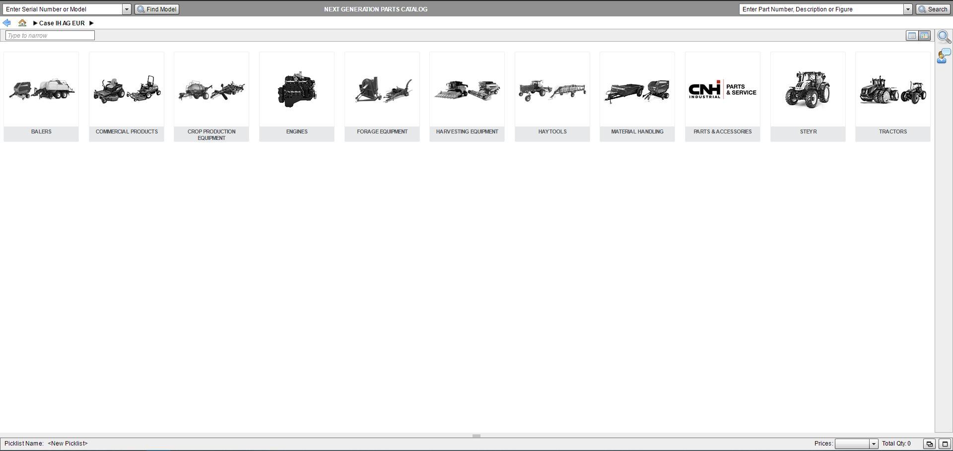Case IH NGPC Next Generation Agricultural AG Europe 2019 EPC -All Models & Serials Up To 2020 Parts Manuals - Image 3