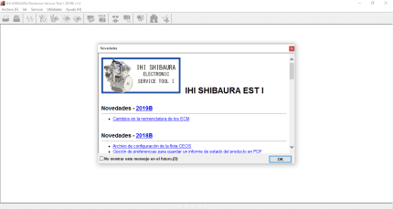 IHI Shibaura Electronic Service Tool Diagnostic Software 2019B