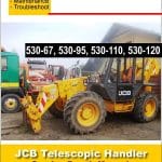 Jcb Telescopic Handler  530-67 530-95 530-110 530-120  Workshop Service Manual  #1