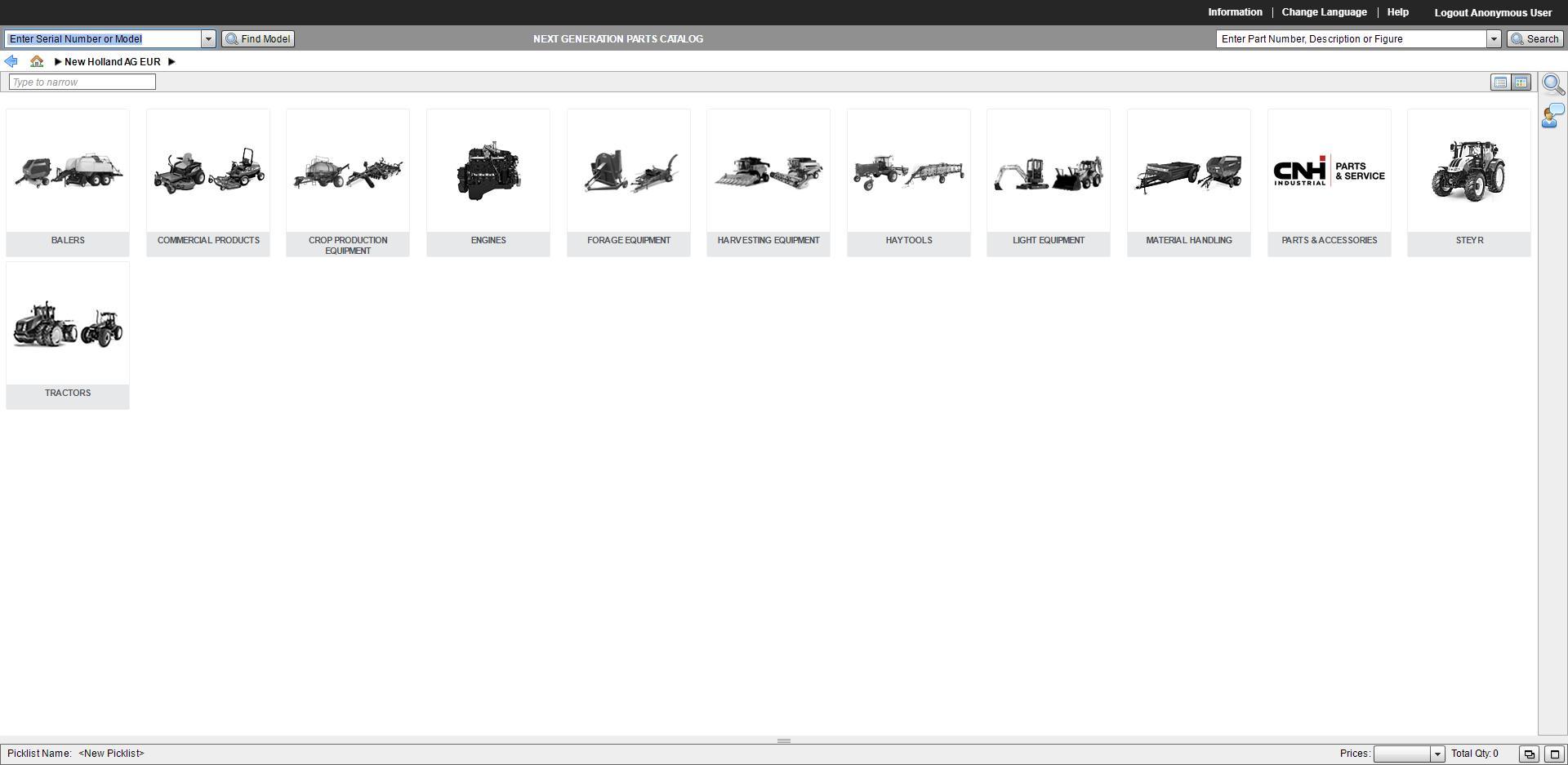 New Holland NGPC Next Generation Agricultural AG Europe 2019 EPC -All Models & Serials Up To 2020 Parts Manuals - Image 3