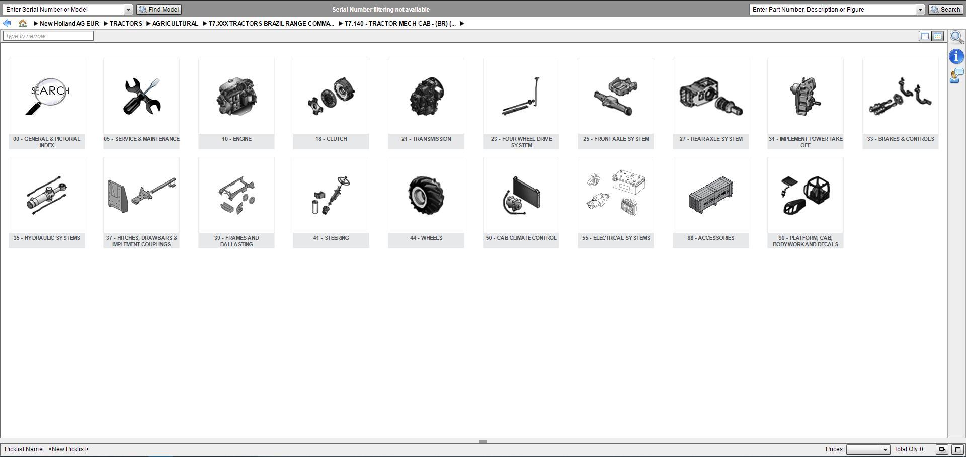 New Holland NGPC Next Generation Agricultural AG Europe 2019 EPC -All Models & Serials Up To 2020 Parts Manuals - Image 6