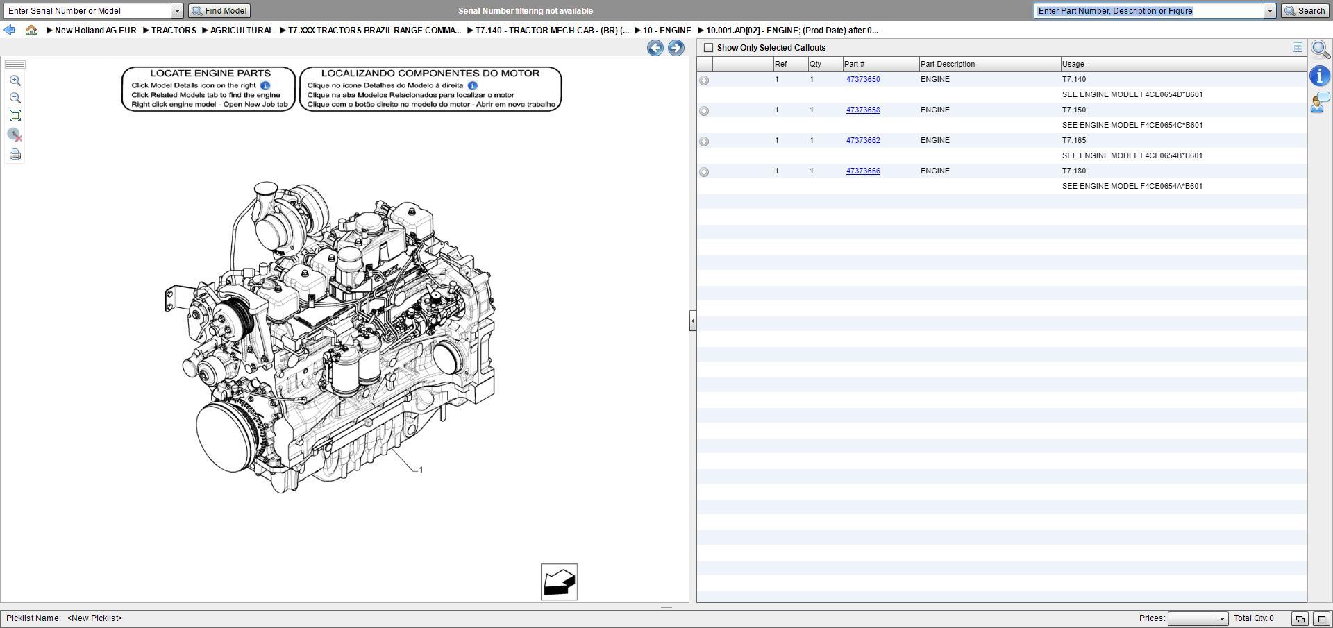 New Holland NGPC Next Generation Agricultural AG Europe 2019 EPC -All Models & Serials Up To 2020 Parts Manuals - Image 8
