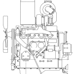 Komatsu S4D105-3B S4D105-3C S4D105-3D Diesel Engine Official Workshop Service Repair Manual
