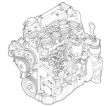 New Holland CNH U.K. F5C-F5A Structural&Non Structural Version 4 Cylinders Mechanical Engines Workshop Service Repair Manual