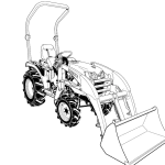 Kubota LA213 Tractor Official Assembly Instruction Manual